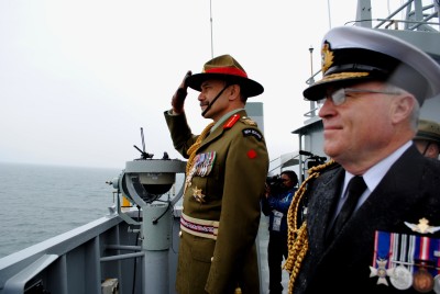 Royal NZ Navy Fleet Review.