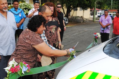 Handover ceremony for Ambulance donated by Counties Manukau District Health Board.