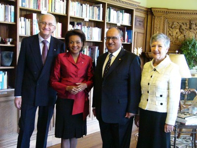 Meeting the Canadian Governor-General.
