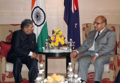 Meeting the Overseas Indian Affairs Minister.