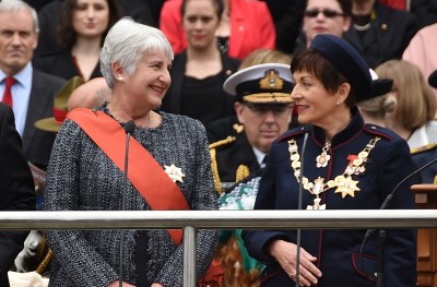 Dame Patsy Reddy and Chief Justice, Dame Sian Elias.