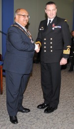 Commander Jason Haggitt, Royal New Zealand Navy, of Stanley Point.