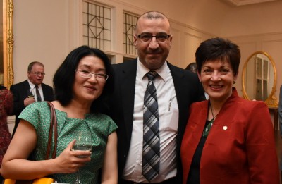 The Governor-General, The Rt Hon Dame Patsy Reddy and translators.