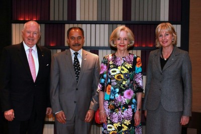 Meeting with the Governor-General of Australia.