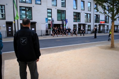 Welcome to the Olympic Village by members of the New Zealand Olympic Team.